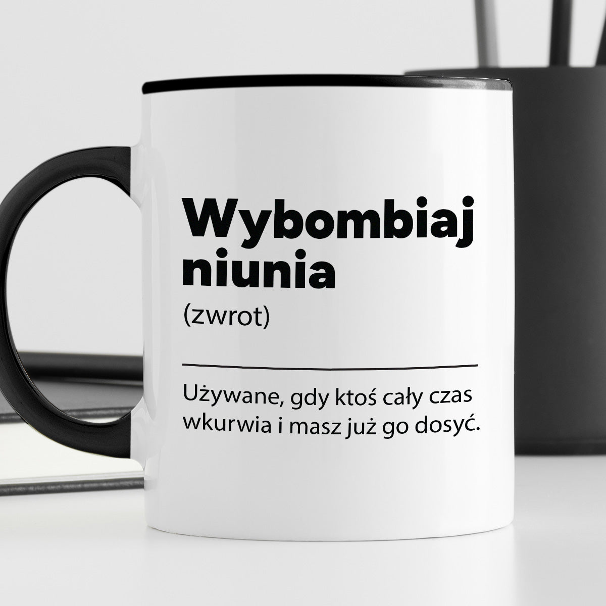 Kubek z nadrukiem "Wybombiaj niunia"