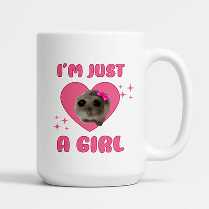 Kubek z nadrukiem "I'm just a girl"