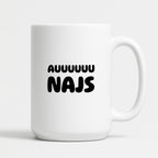 Kubek z nadrukiem - "Auuuuu NAJS"