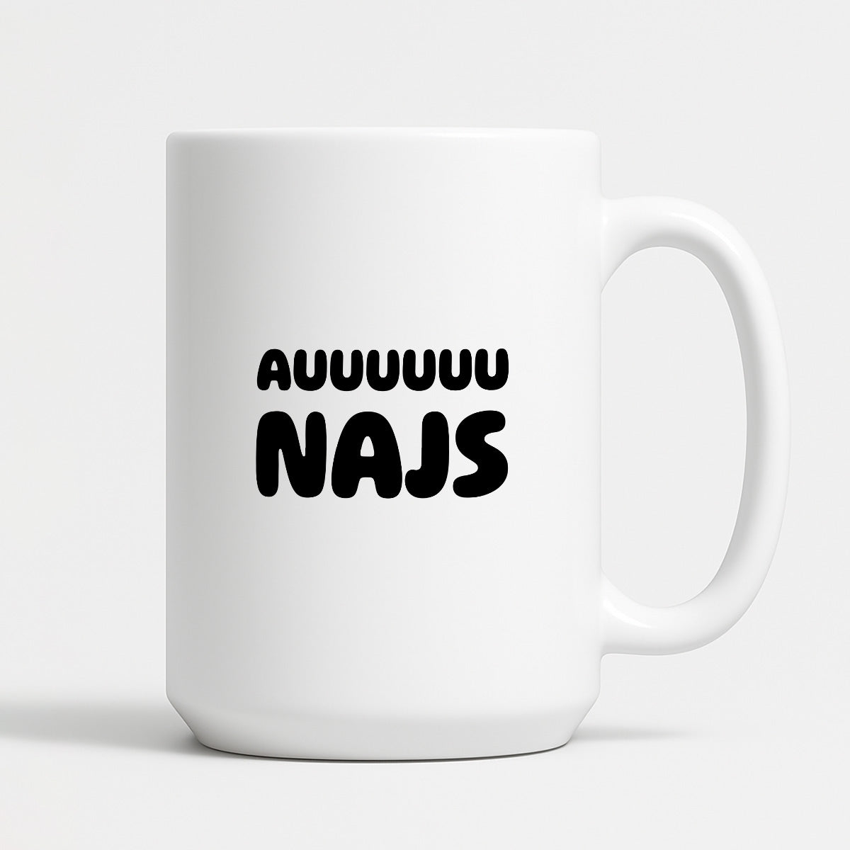 Kubek z nadrukiem - "Auuuuu NAJS"