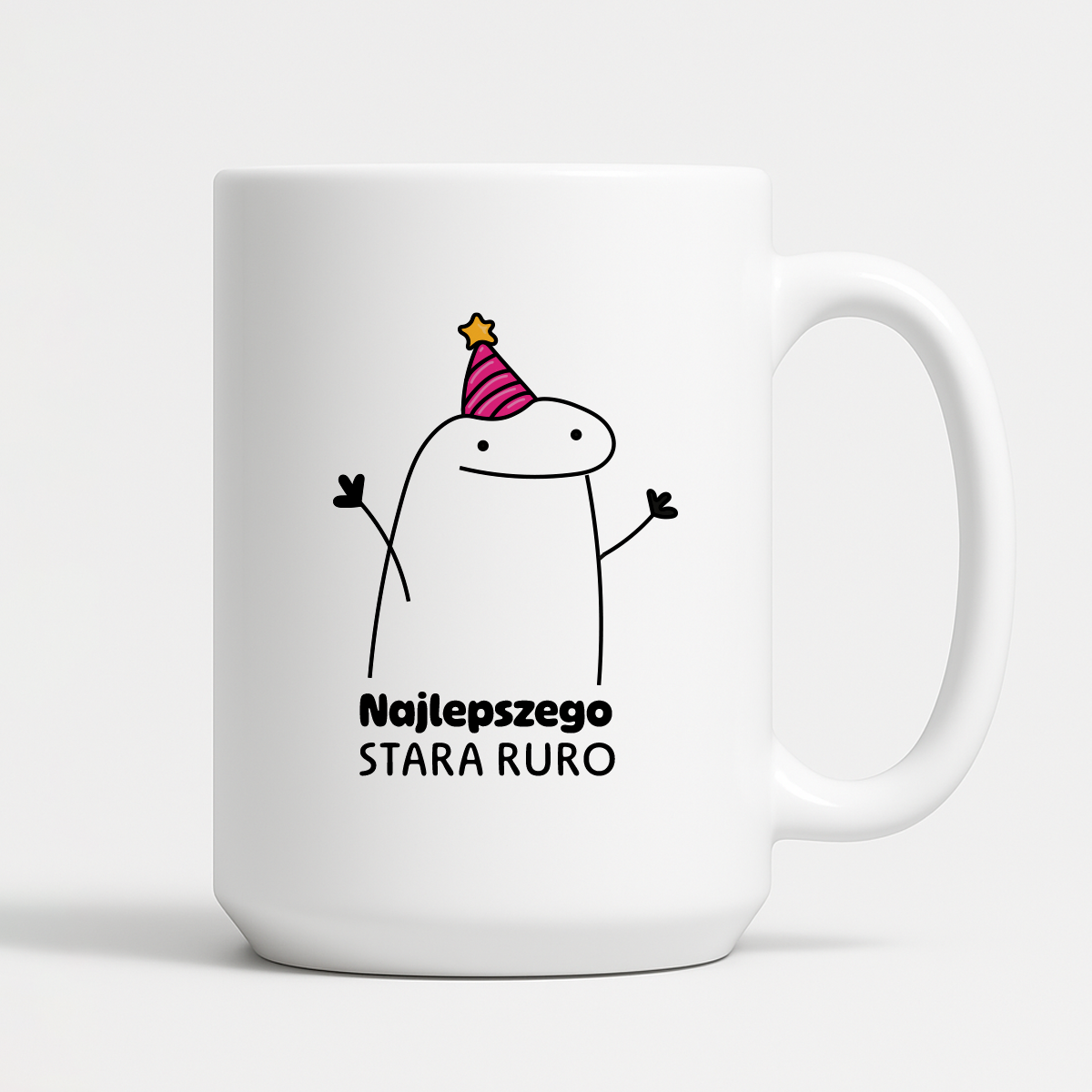 Kubek z nadrukiem - "Najlepszego stara ruro"