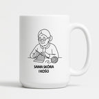 Kubek dla Babci / Dziadka - "Sama skóra i kości"