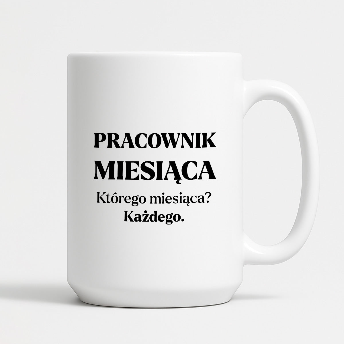 Kubek z nadrukiem - "Pracownik miesiąca"