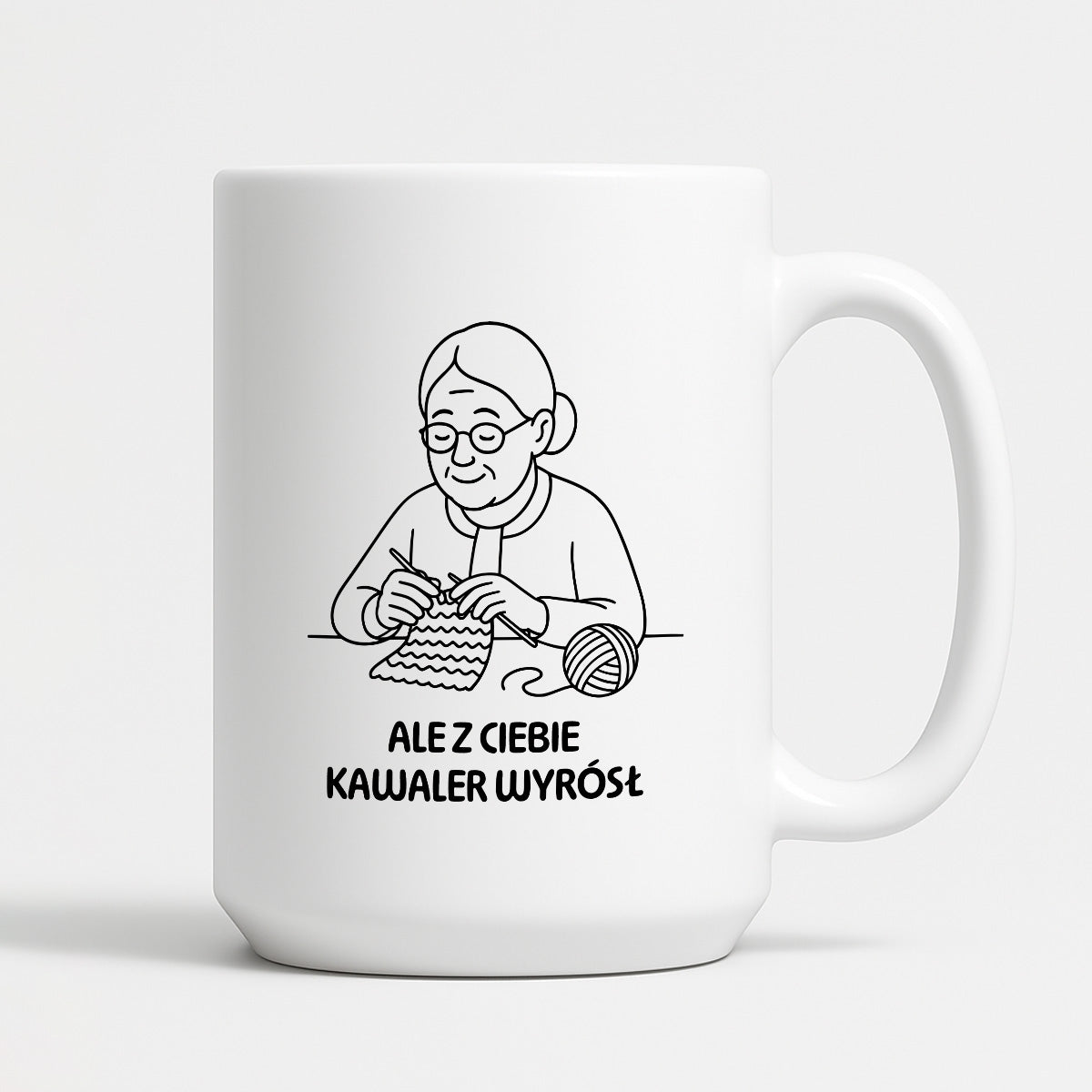 Kubek dla Babci / Dziadka - "Ale z Ciebie kawaler wyrósł"