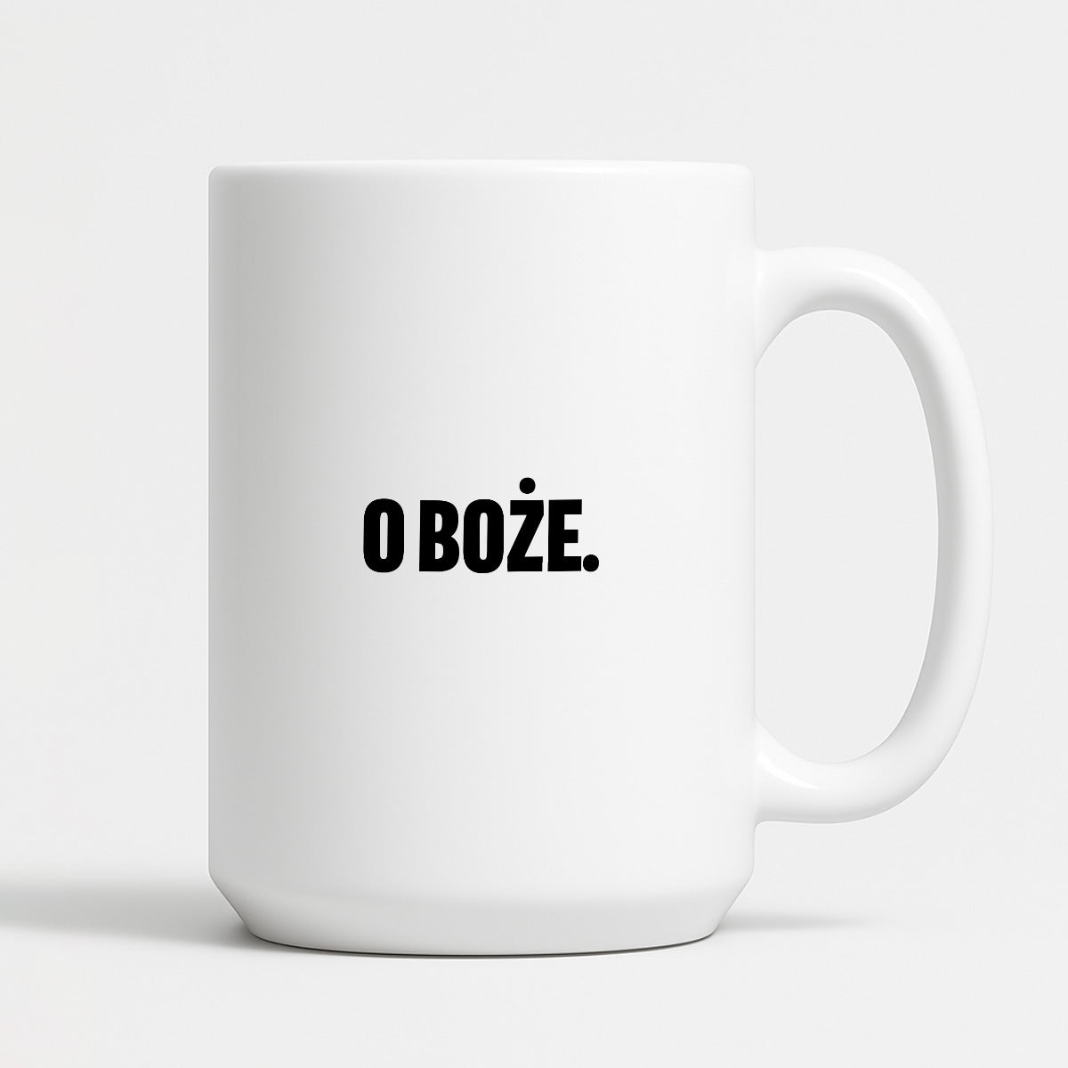 Kubek z nadrukiem - "O Boże."