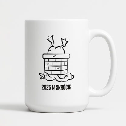 Kubek świąteczny z GĄSKĄ - "2025 W SKRÓCIE"