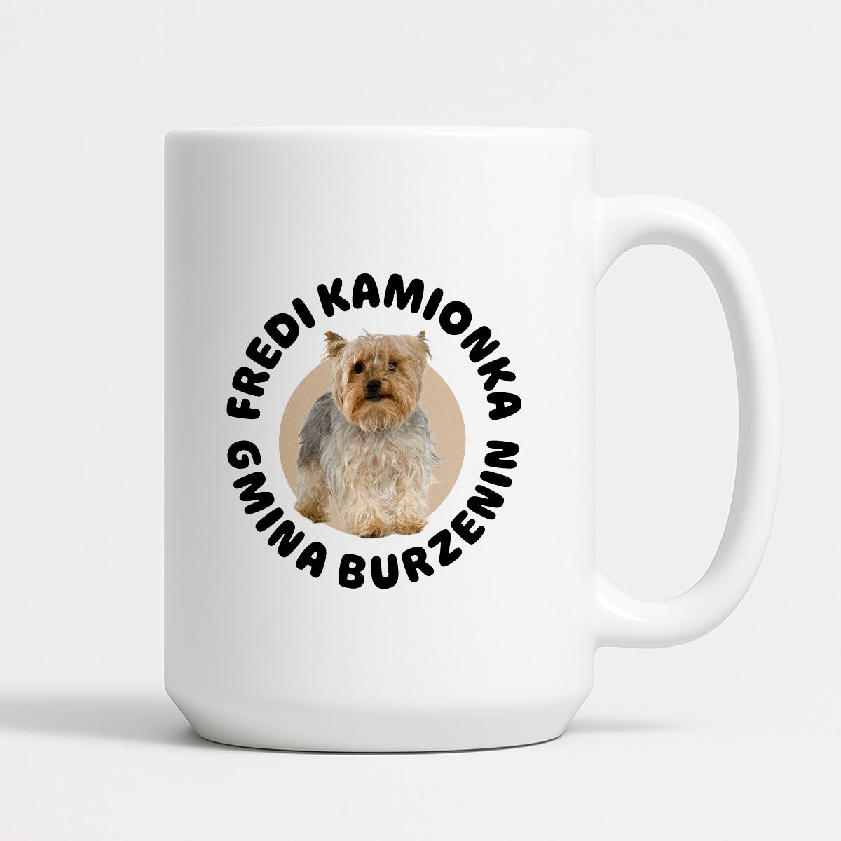 Kubek z nadrukiem - "Fredi Kamionka Gmina Burzenin"