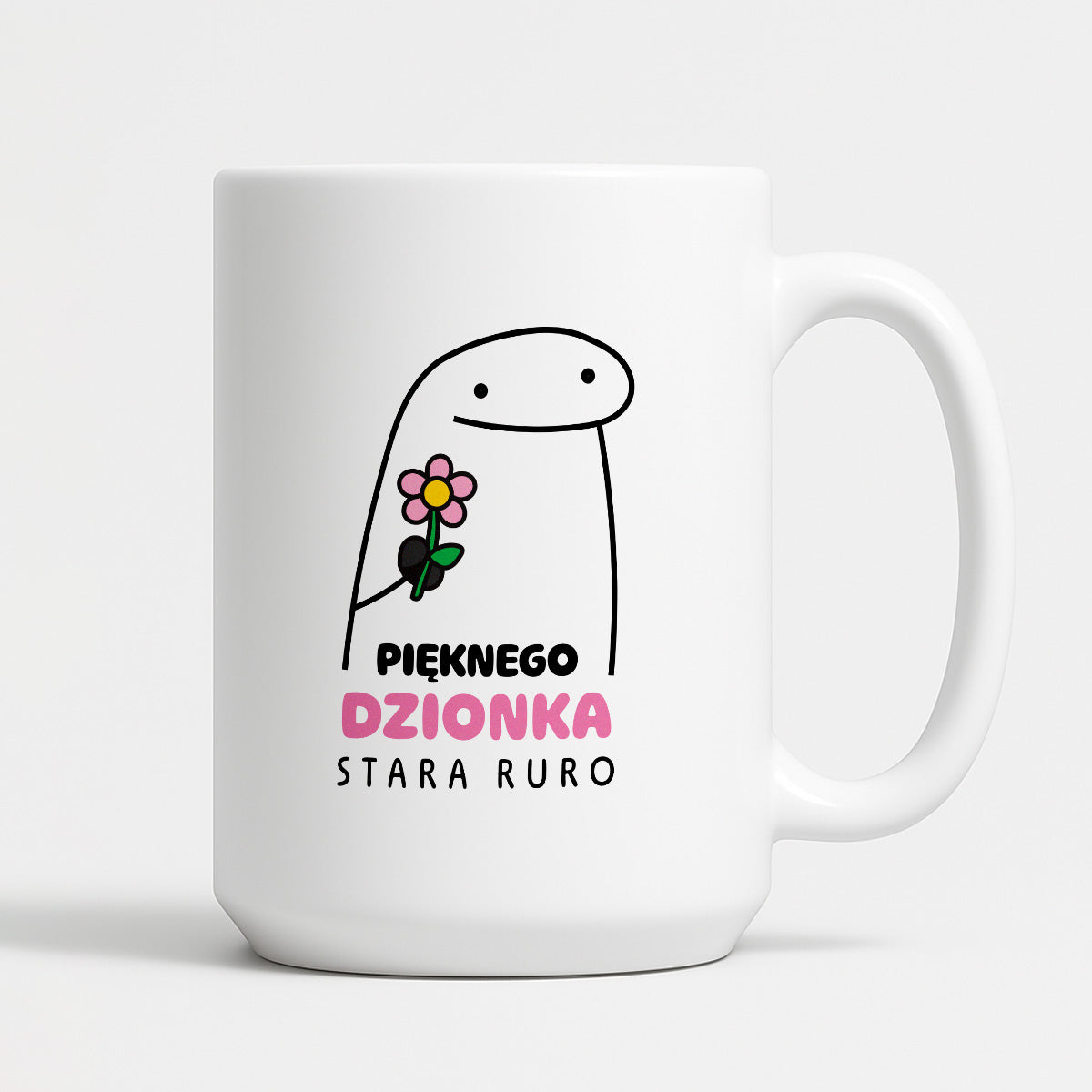 Kubek z nadrukiem - "Pięknego dzionka Stara Ruro"
