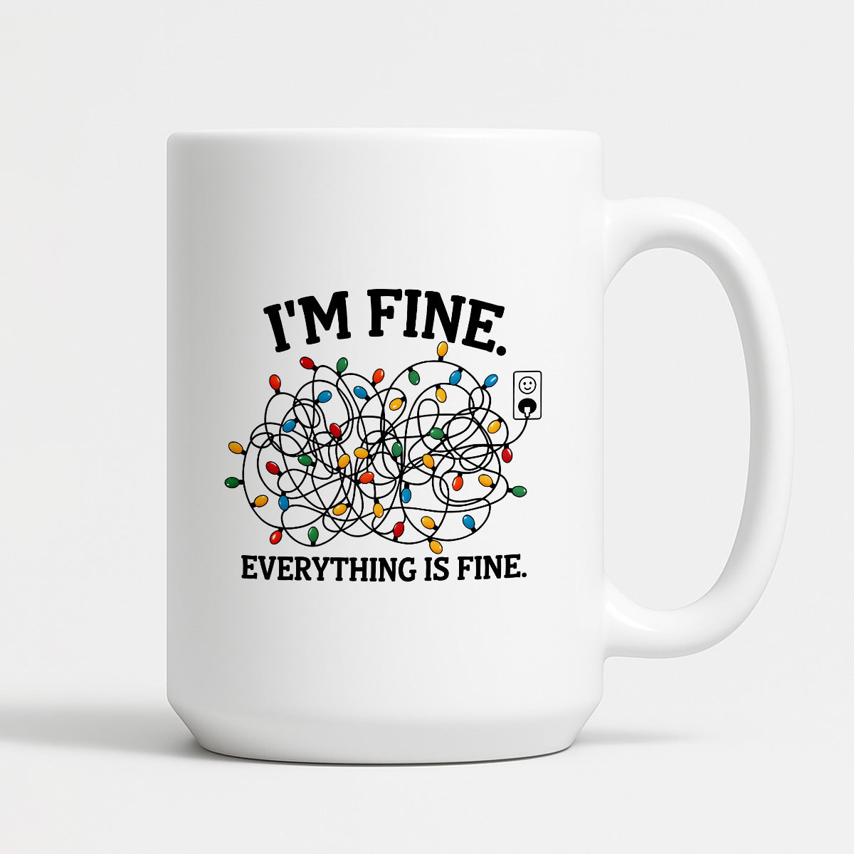 Kubek świąteczny "I'm fine. It's fine. Everything's fine."