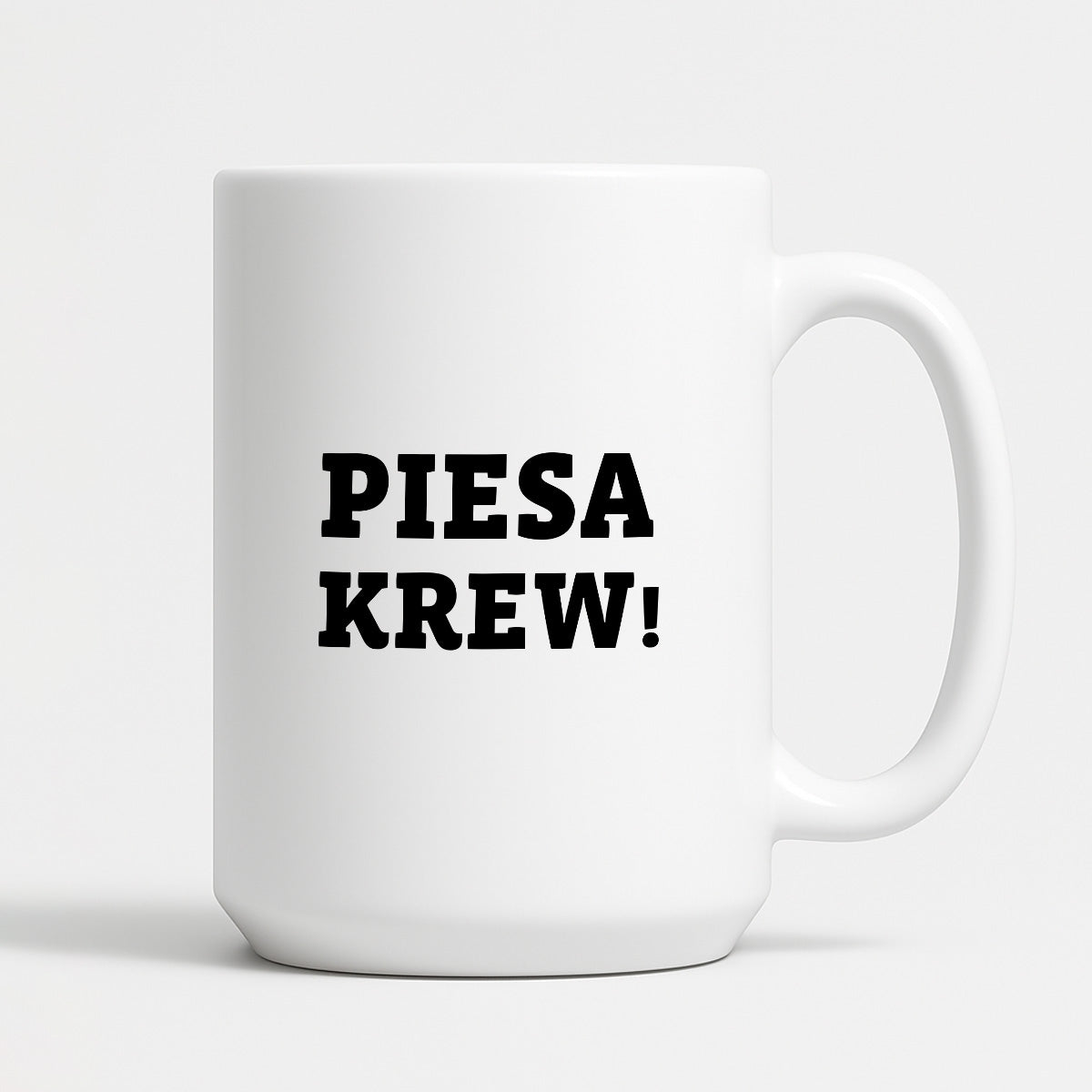 Kubek z nadrukiem - "Piesa krew!"