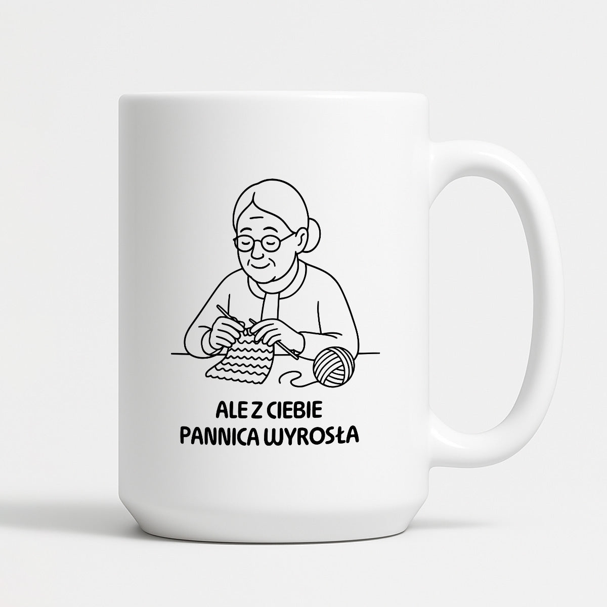 Kubek dla Babci / Dziadka - "Ale z Ciebie pannica wyrosła"