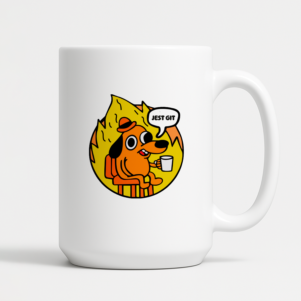 Kubek z nadrukiem - "Jest git"