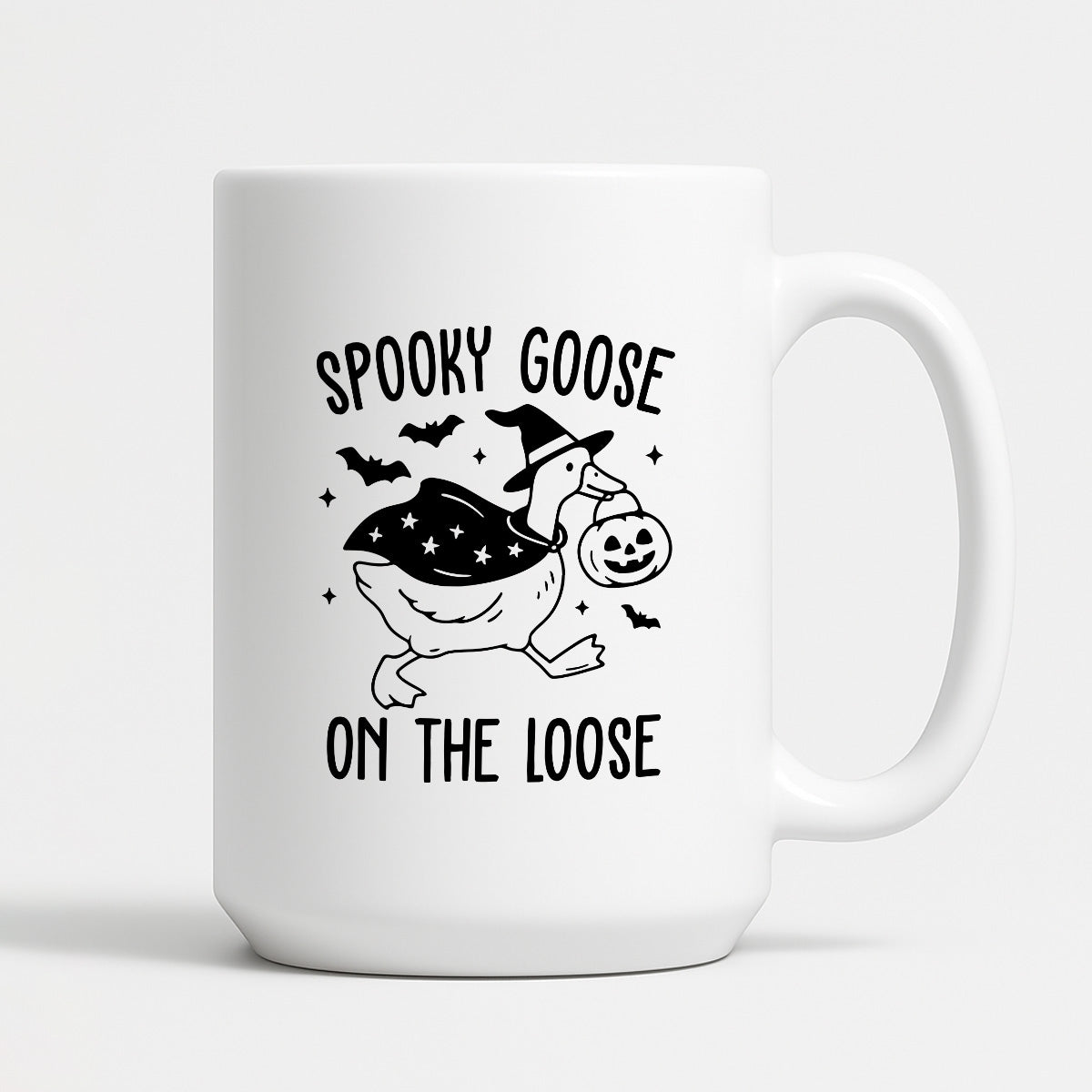 Kubek z nadrukiem "Spookie goose on the loose"