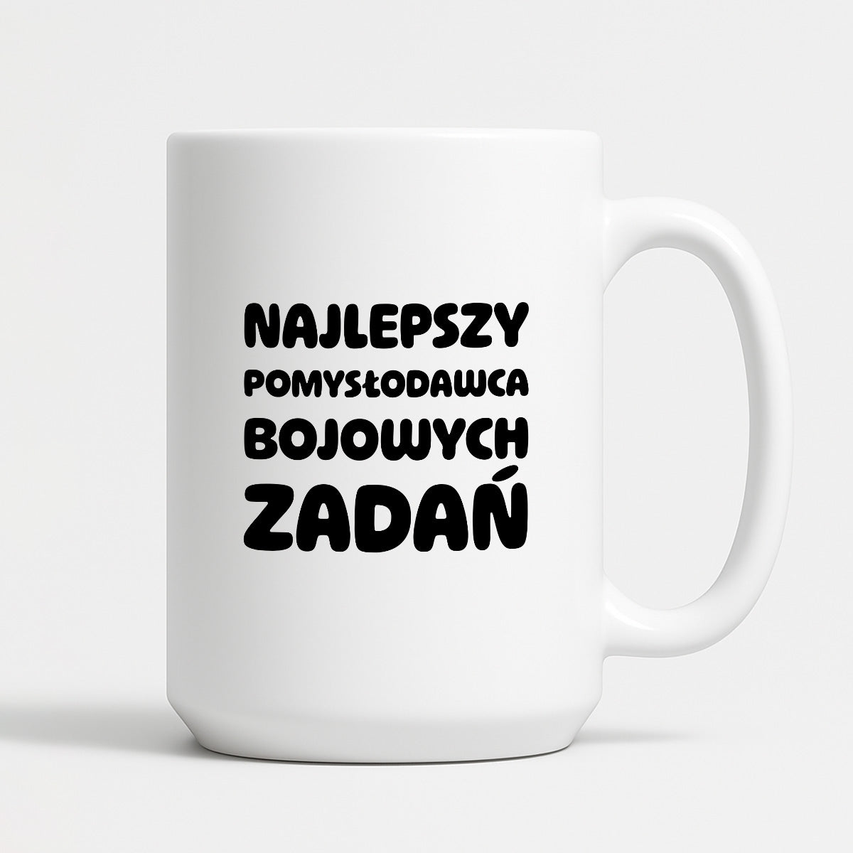 Kubek z nadrukiem - "Najlepszy pomysłodawca bojowych zadań"
