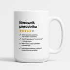 Kubek z nadrukiem "Kierownik pierdolnika"