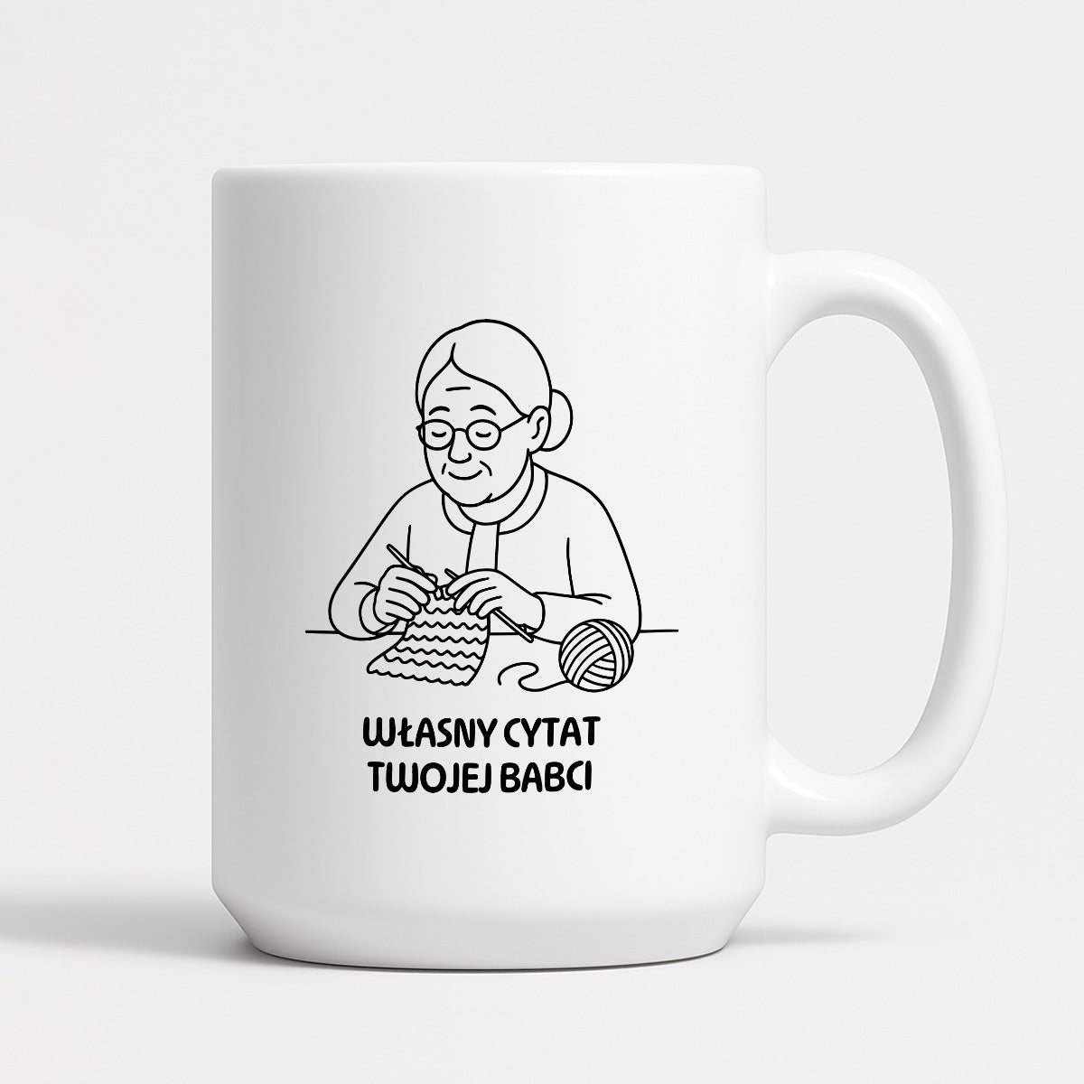 Kubek dla Babci / Dziadka - "Własny cytat"