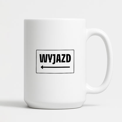 Kubek z nadrukiem - "Wyjazd"
