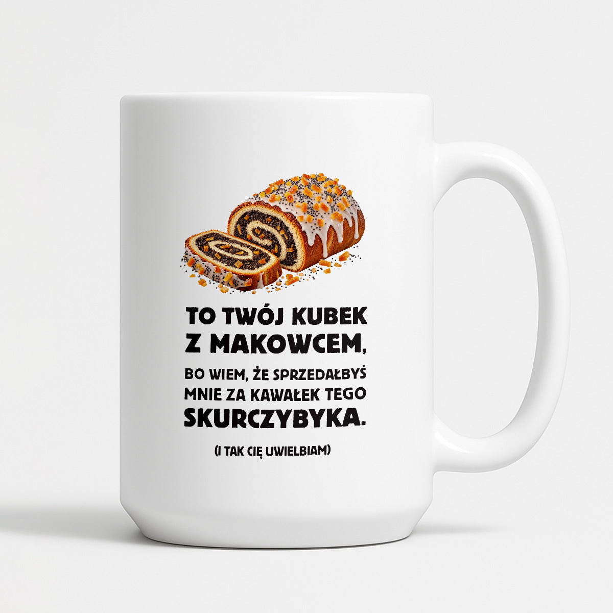 Kubek z nadrukiem "Kubek z makowcem"