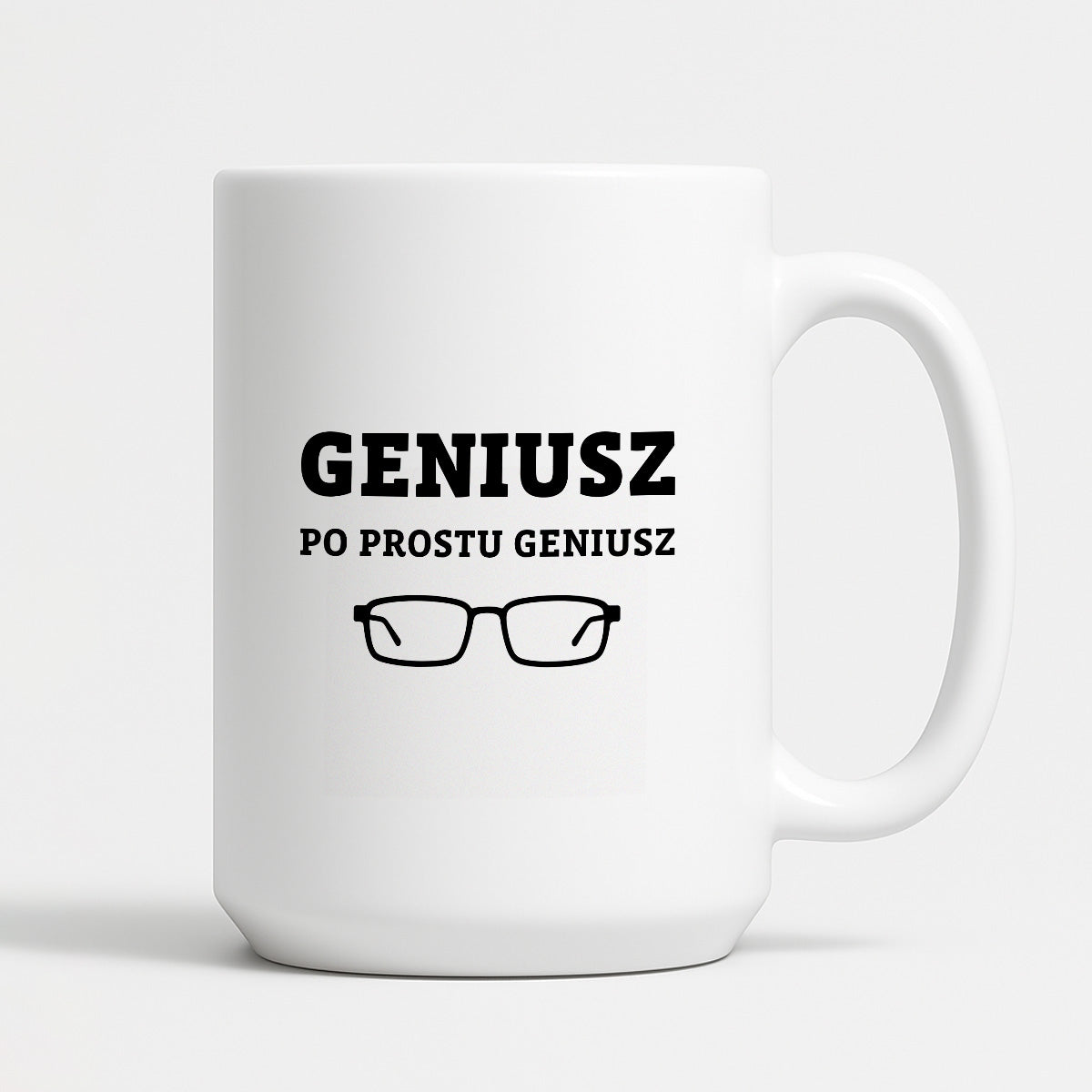 Kubek z nadrukiem - "GENIUSZ po prostu geniusz"