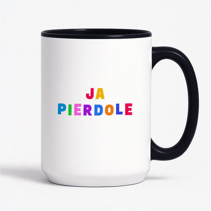 Kubek z kolorowym nadrukiem "ja pierdole"