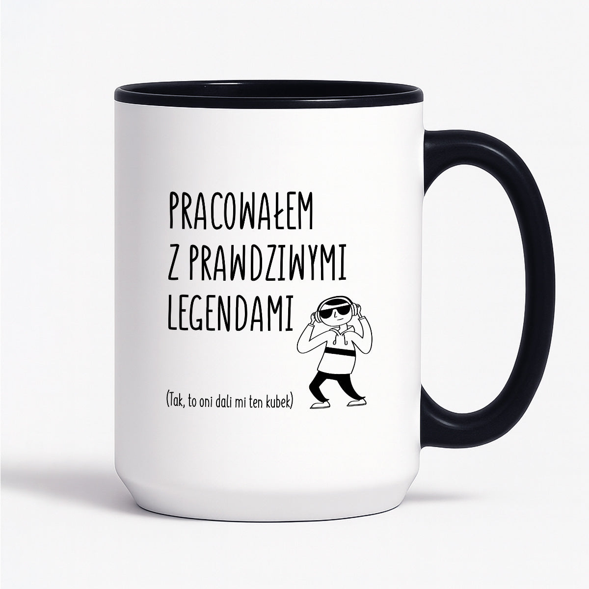 Kubek z nadrukiem na ODEJŚCIE Z PRACY - "Pracowałem z prawdziwymi legendami"