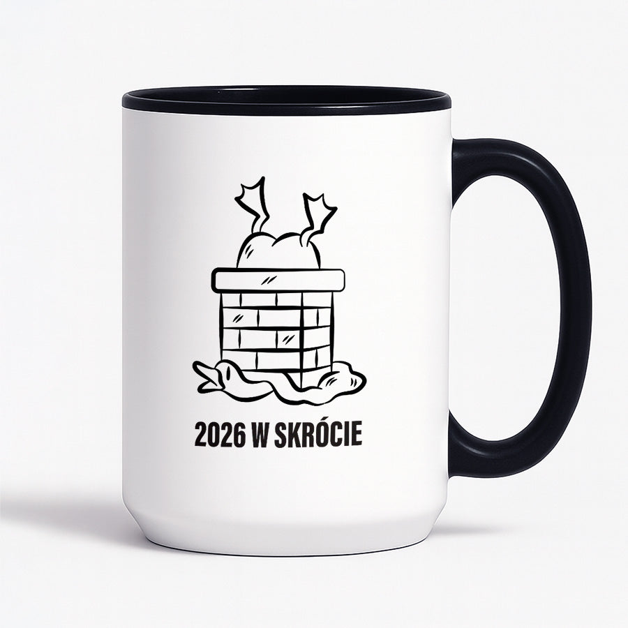 Kubek świąteczny z GĄSKĄ - "2026 W SKRÓCIE"
