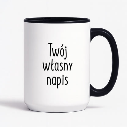 Kubek spersonalizowany z własnym napisem II