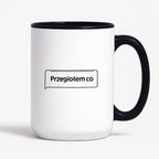 Kubek z nadrukiem - MEM -  "Przegiołem co"