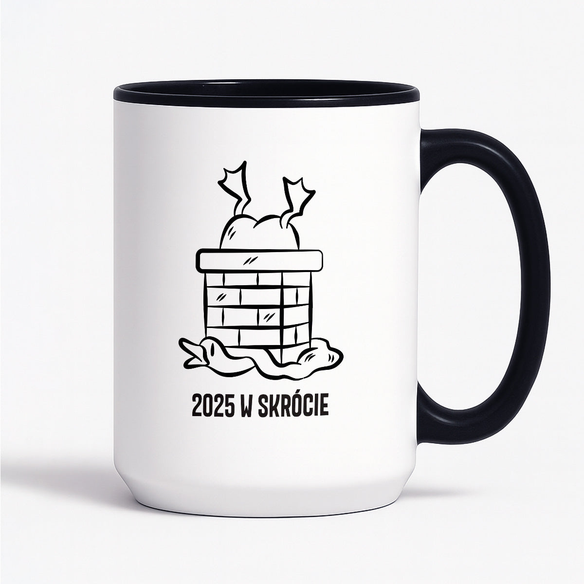 Kubek świąteczny z GĄSKĄ - "2025 W SKRÓCIE"