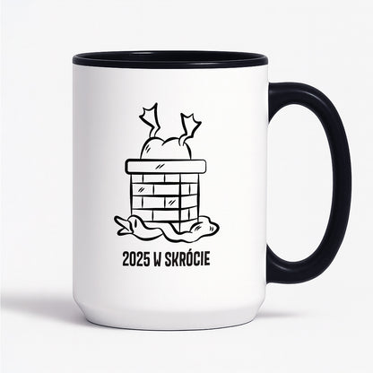 Kubek świąteczny z GĄSKĄ - "2025 W SKRÓCIE"