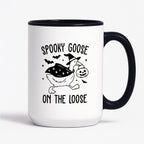 Kubek z nadrukiem "Spookie goose on the loose"