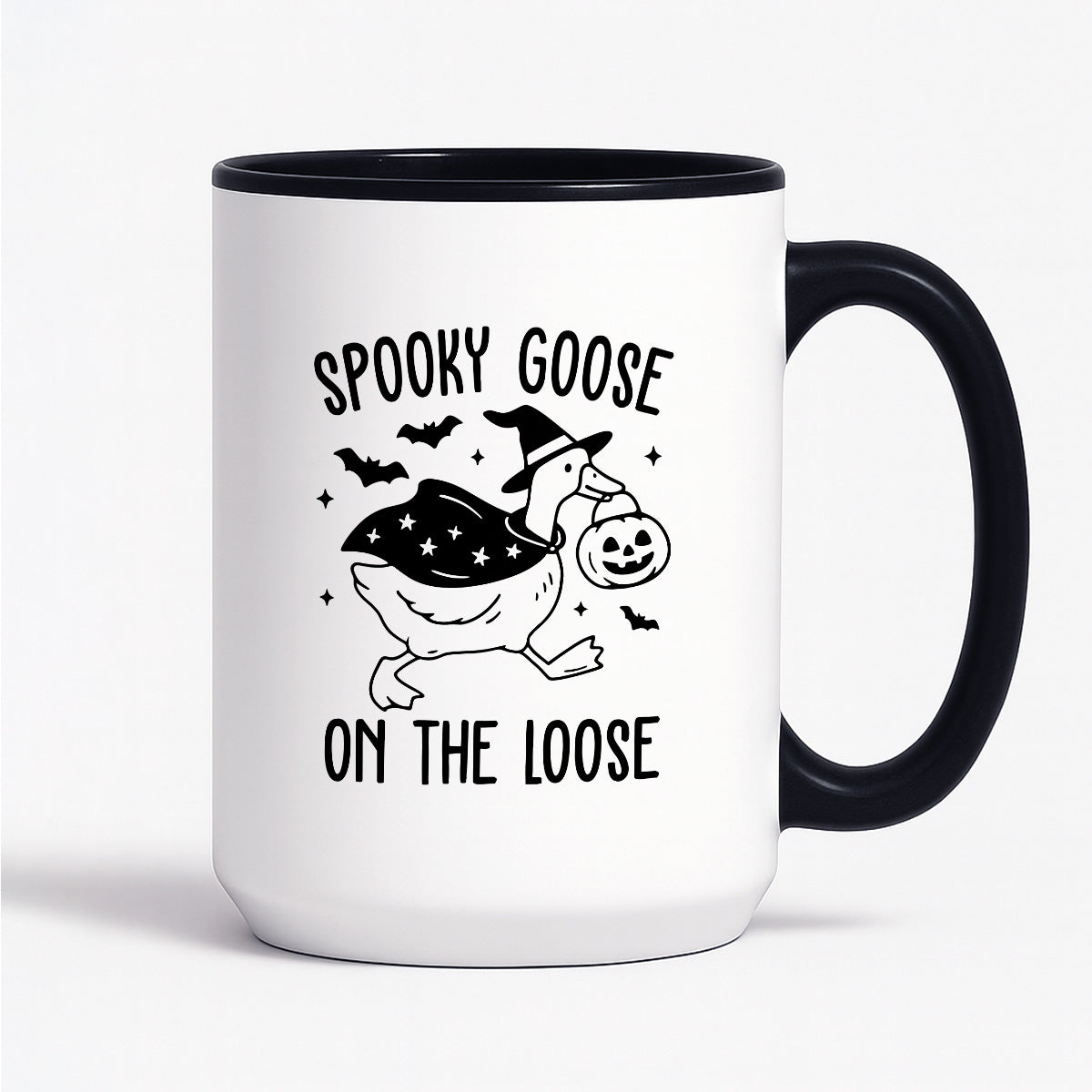 Kubek z nadrukiem "Spookie goose on the loose"