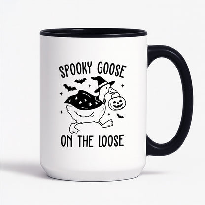 Kubek z nadrukiem "Spookie goose on the loose" HALLOWEEN 🎃