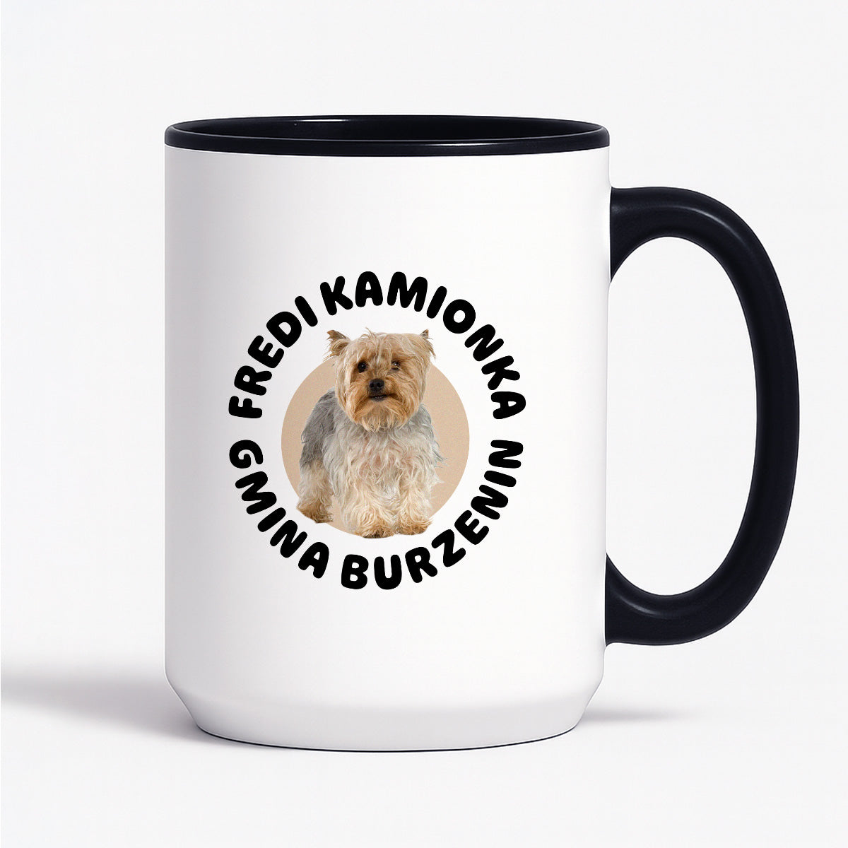 Kubek z nadrukiem - "Fredi Kamionka Gmina Burzenin"