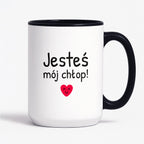 Kubek z nadrukiem - "Jesteś mój chłop!"