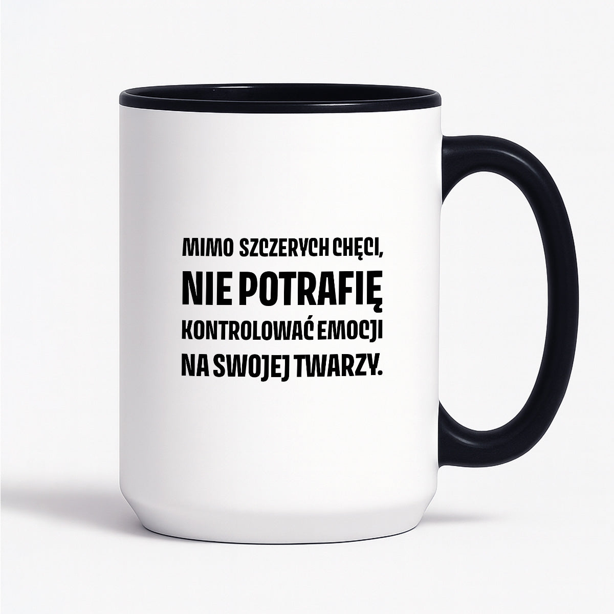 Kubek z nadrukiem - "Mimo szczerych chęci"