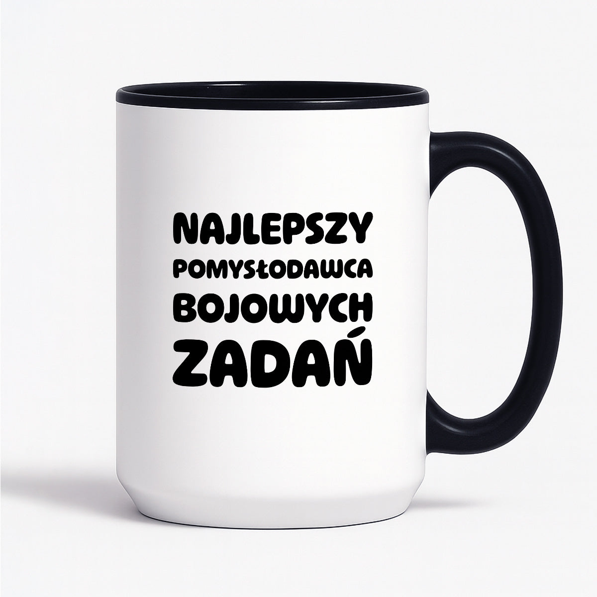 Kubek z nadrukiem - "Najlepszy pomysłodawca bojowych zadań"