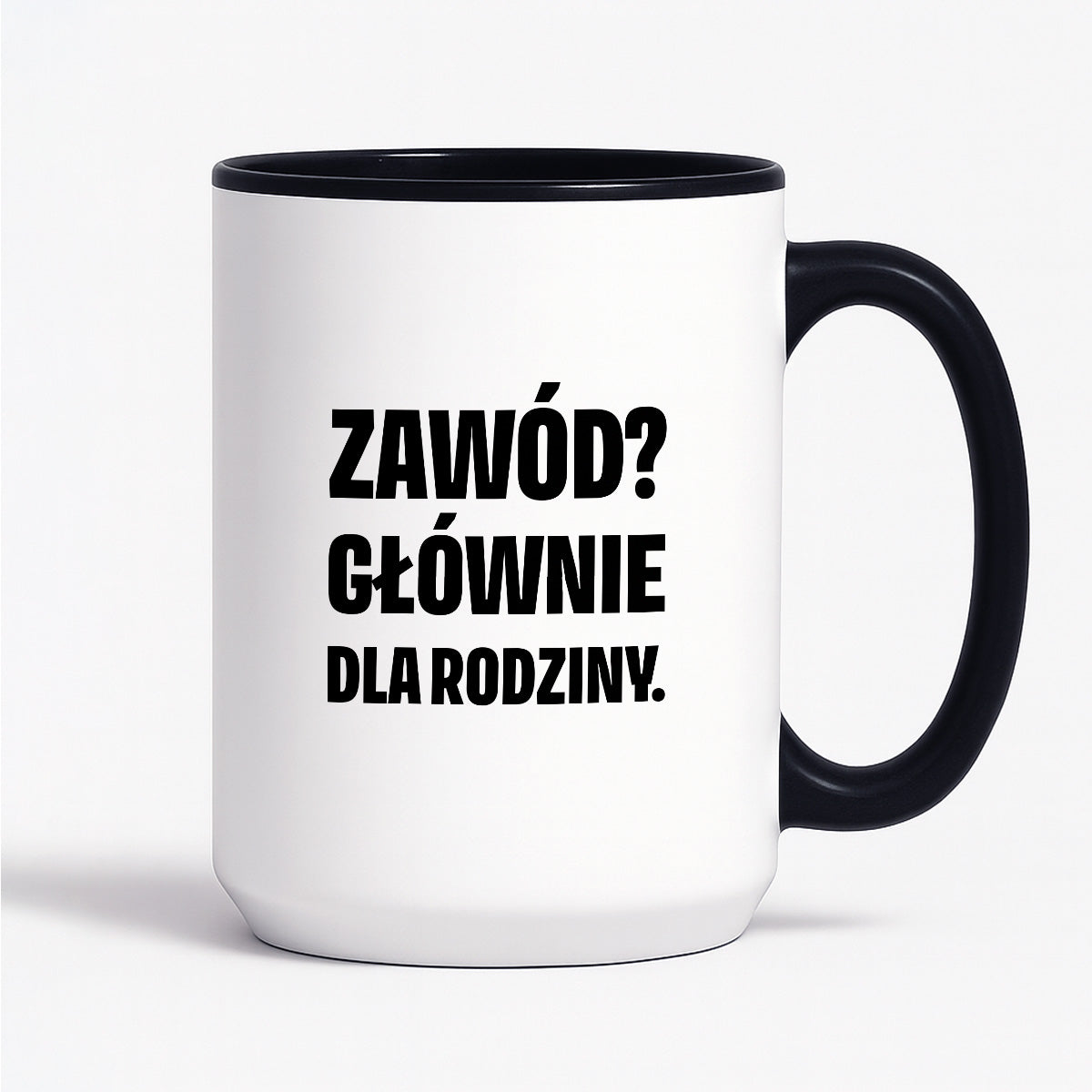 Kubek z nadrukiem - "Zawód? Głównie dla rodziców"