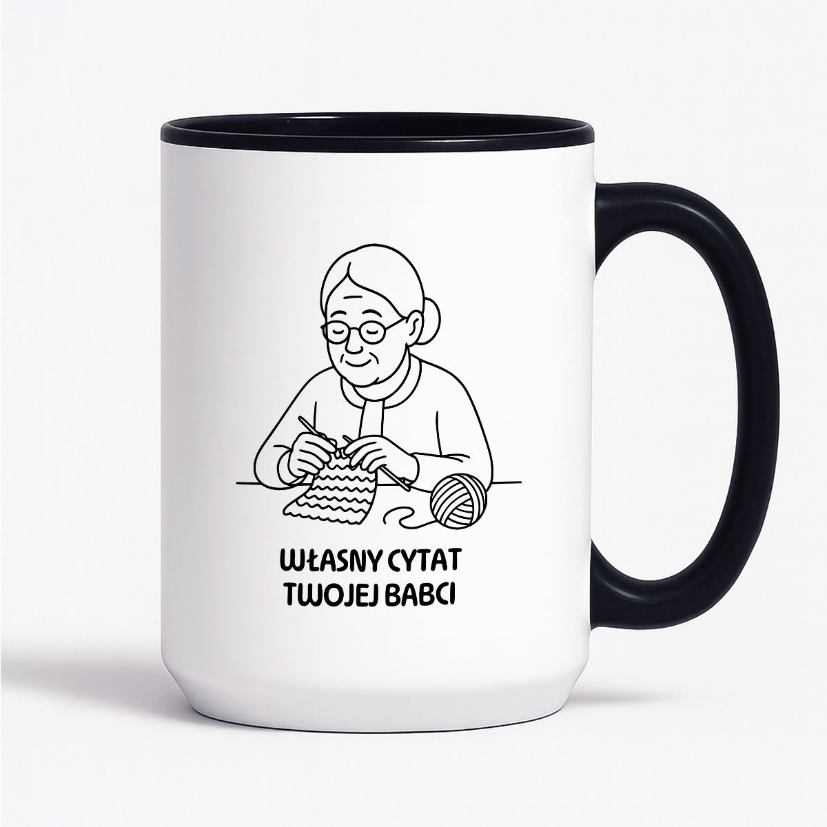 Kubek dla Babci / Dziadka - "Własny cytat"