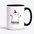 Kubek z nadrukiem - "Najlepszego stara ruro"