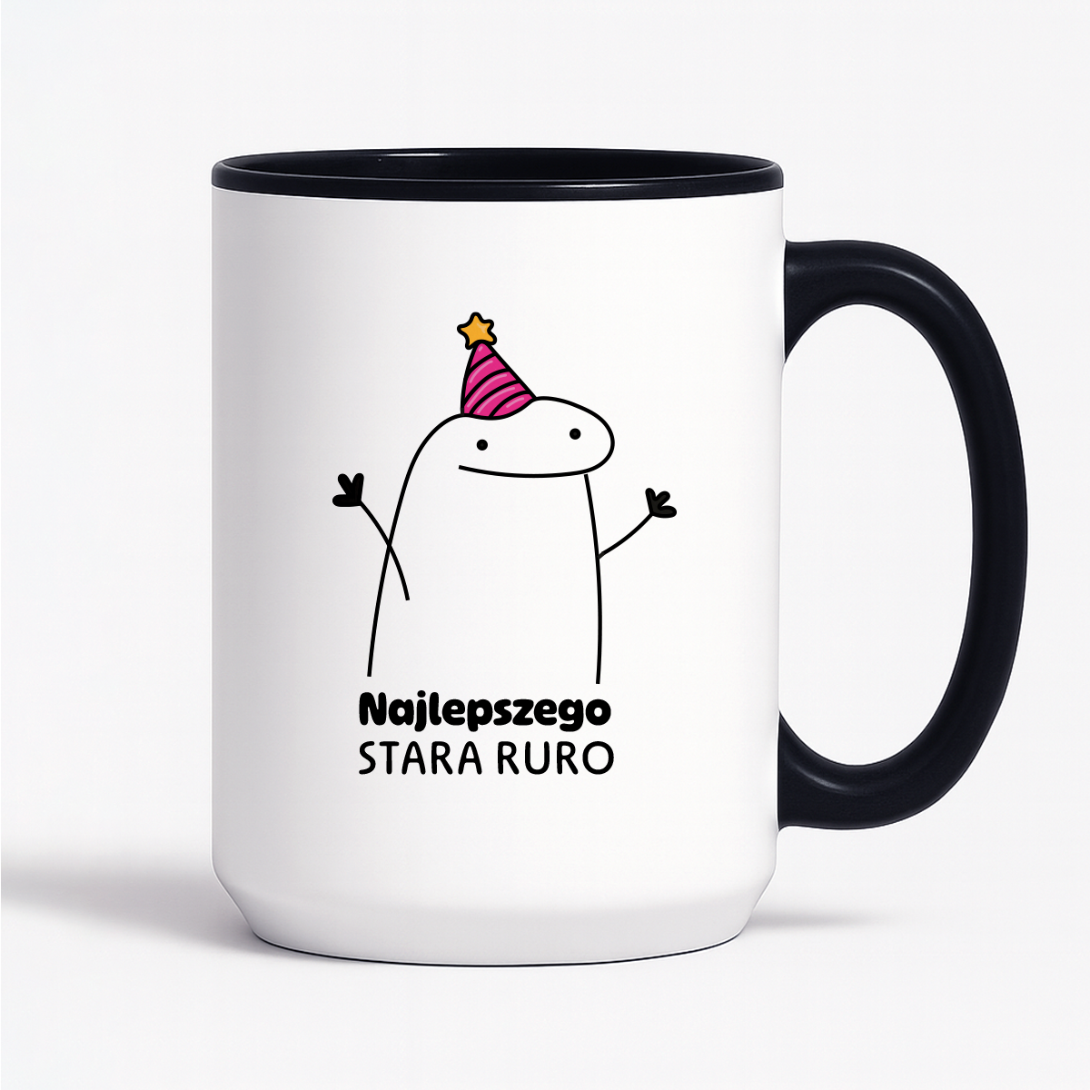 Kubek z nadrukiem - "Najlepszego stara ruro"