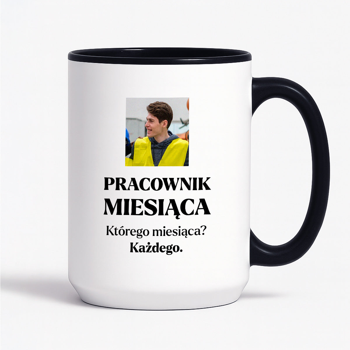 Kubek z nadrukiem - "Pracownik miesiąca ze zdjęciem"