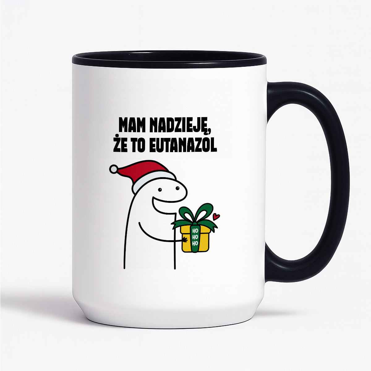 Kubek świąteczny mem "Mam nadzieję, że to Eutanazol"