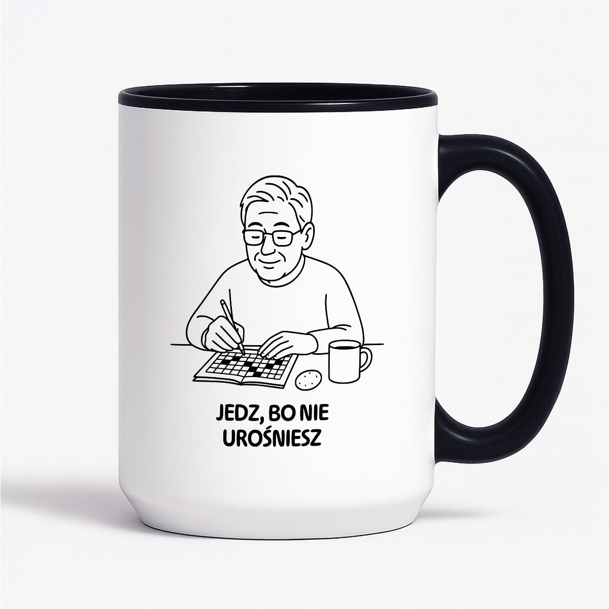 Kubek dla Babci / Dziadka - "Jedz, bo nie urośniesz"