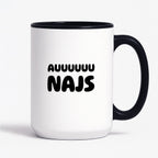 Kubek z nadrukiem - "Auuuuu NAJS"