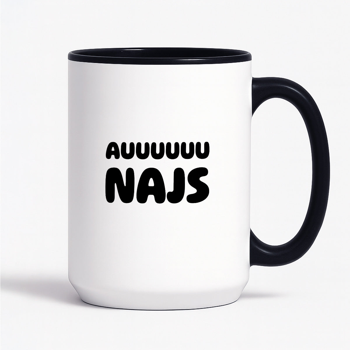 Kubek z nadrukiem - "Auuuuu NAJS"