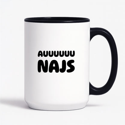 Kubek z nadrukiem - "Auuuuu NAJS"
