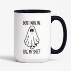 Kubek z nadrukiem "Don't make me loose my sheet"