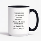 Kubek z nadrukiem - "Psycholog mówi" z IMIENIEM