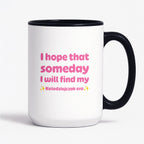 Kubek z nadrukiem - "I hope that  someday I will find my ✨Kołodziejczak era✨" RÓŻ